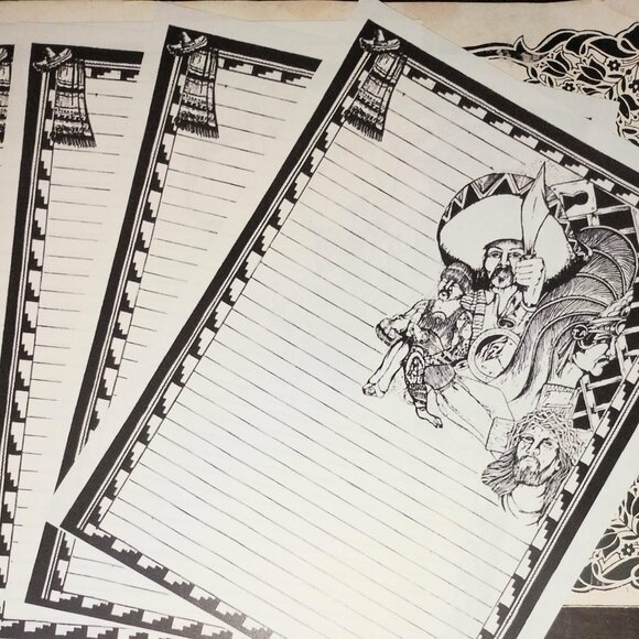 1980's Teen Angels Magazine style Stationary. Lot of 10. - Picture 3 of 5